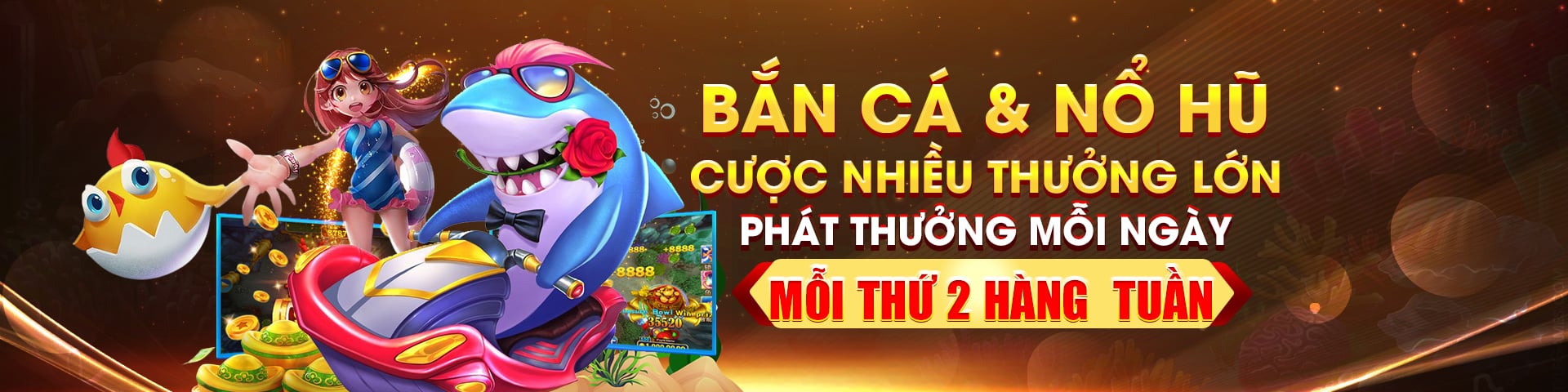 banner khuyến mãi game 98Win58