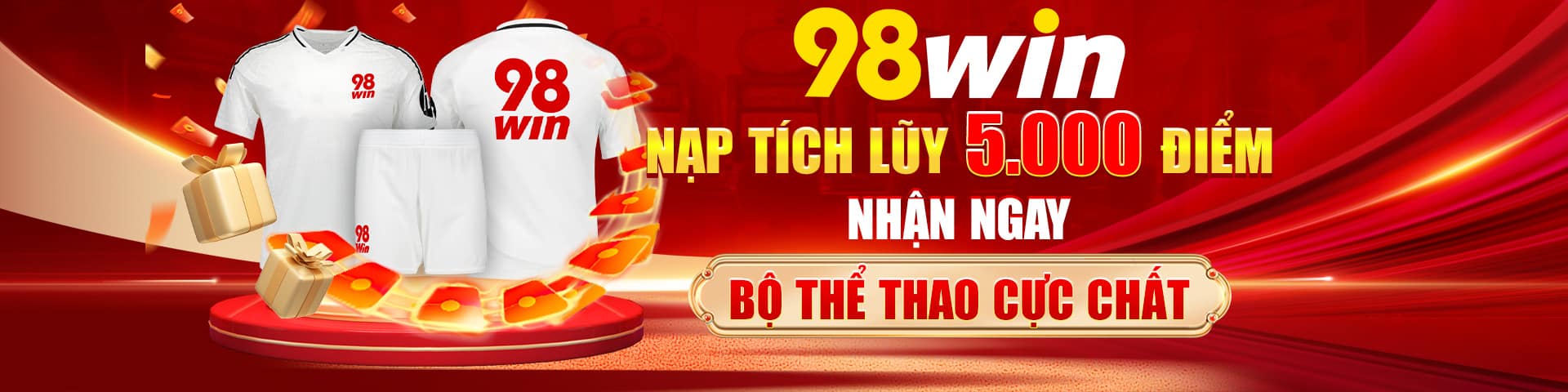 banner khuyến mãi nạp tích lũy 98Win 58