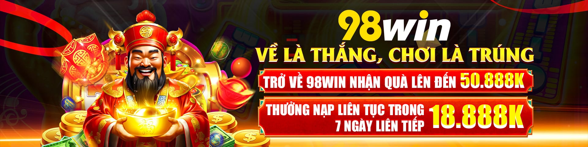 banner khuyến mãi 98Win58