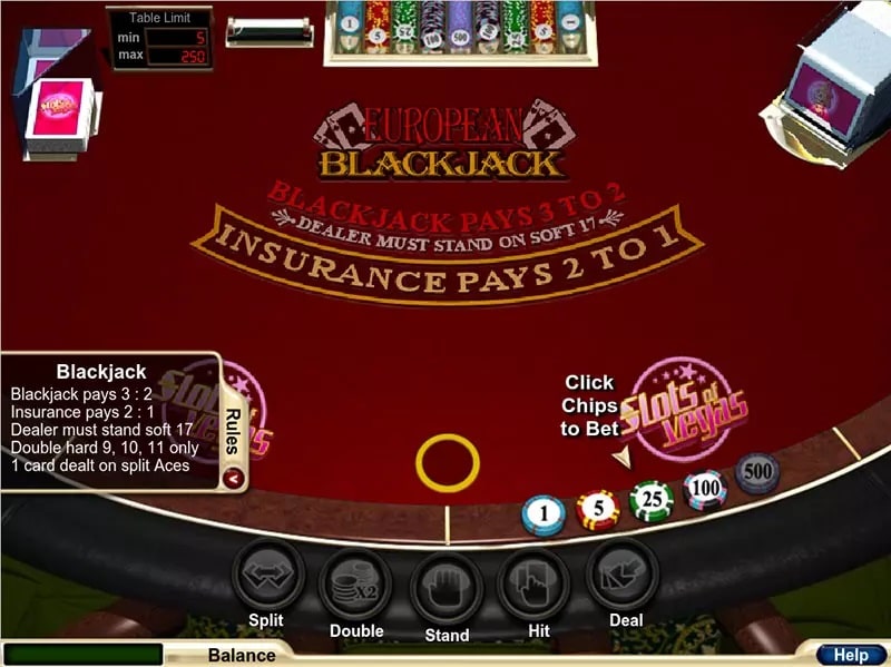 Phiên bản Blackjack European