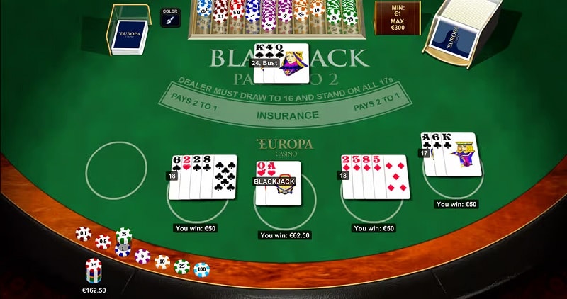 Game Blackjack tại 98win58